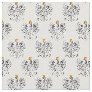 Polish Flag & Eagle, Poland Trendy Fabric /fashion
