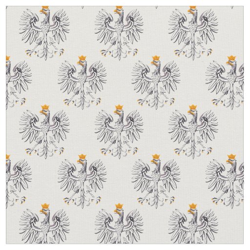 Polish Flag & Eagle, Poland Trendy Fabric /fashion