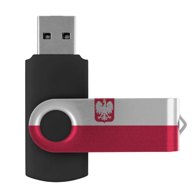 Polish flag flash drive (Opened)