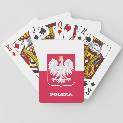 Polish Flag Games Poland Playing Cards