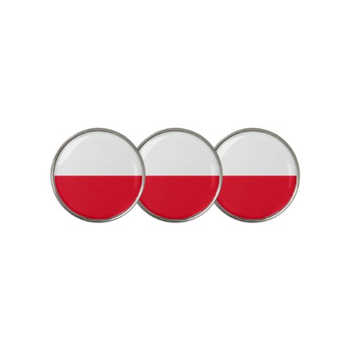 Polish Flag Golf Ball Markers