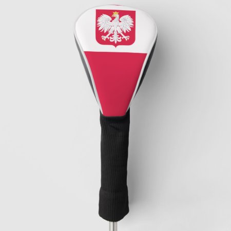 Polish Flag Golf Head Cover