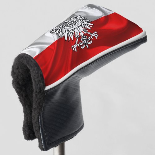 Polish flag golf head cover