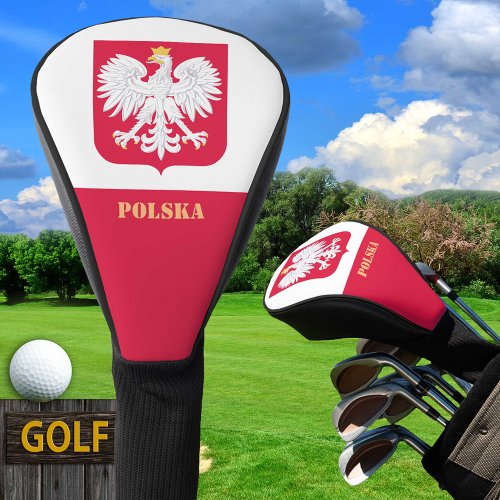 Polish Flag  Golf Poland sport Covers clubs