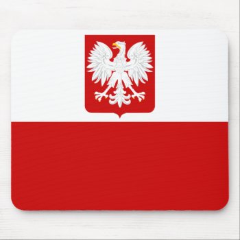 Polish Flag Mousepad by PolishPride at Zazzle