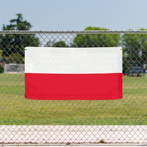 Polish flag of Poland custom banner sign