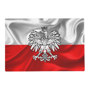 Polish flag placemat