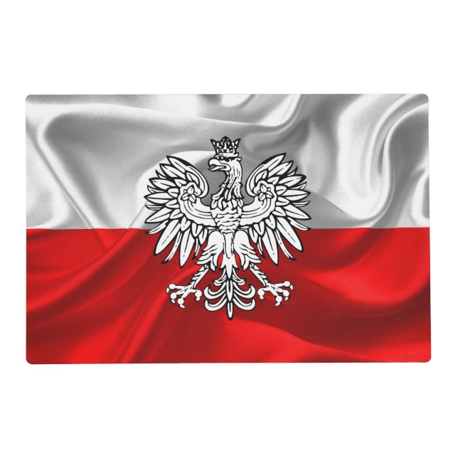 Polish flag placemat (Front)