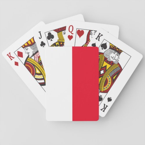 Polish Flag Playing Cards
