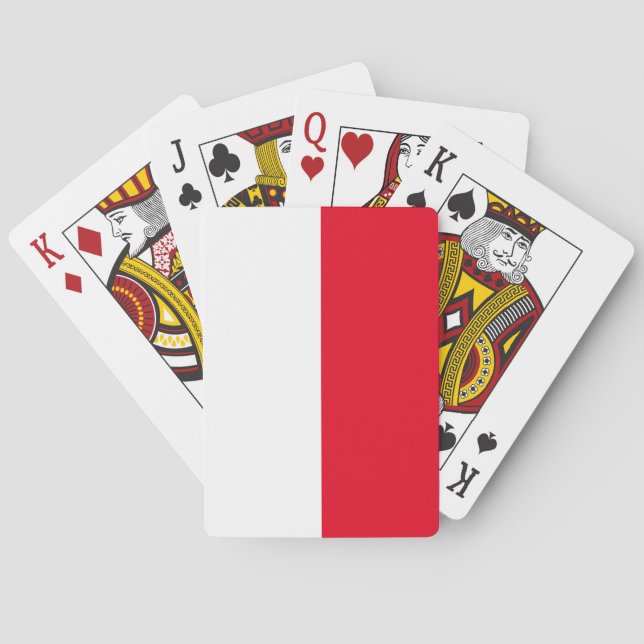 Polish Flag Playing Cards (Back)