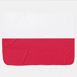 Polish Flag (Poland) Baby Blanket