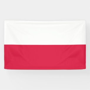 Polish Flag (Poland) Banner