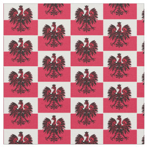 Polish Flag & Poland Eagle, Trendy Fabric /fashion