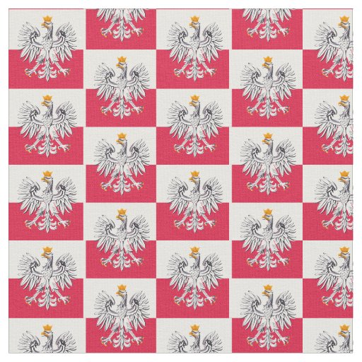 Polish Flag & Poland Eagle, Trendy Fabric /fashion