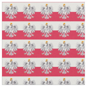 Polish Flag & Poland Eagle, Trendy Fabric /fashion