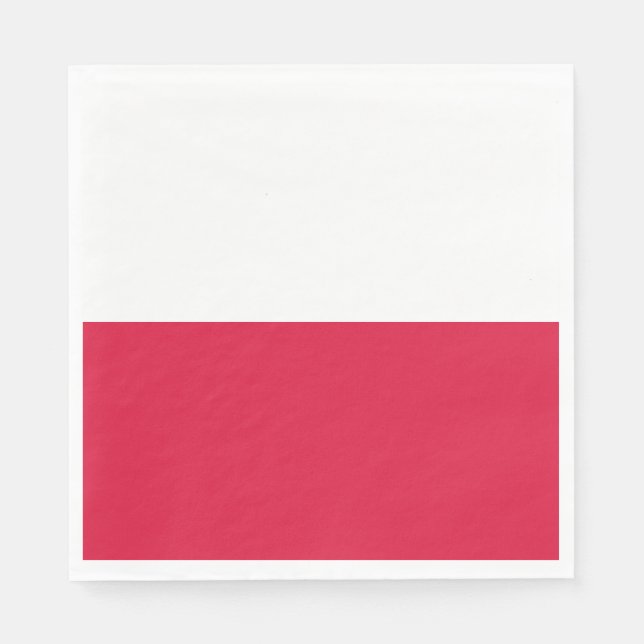 Polish Flag (Poland) Napkins (Front)