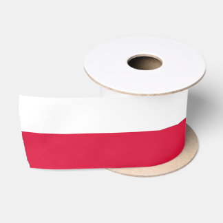 Polish Flag (Poland) Satin Ribbon