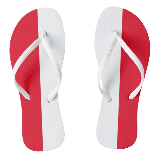 Polish Flag Sandals (Footbed)