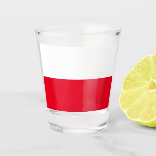 Polish Flag Shot Glass