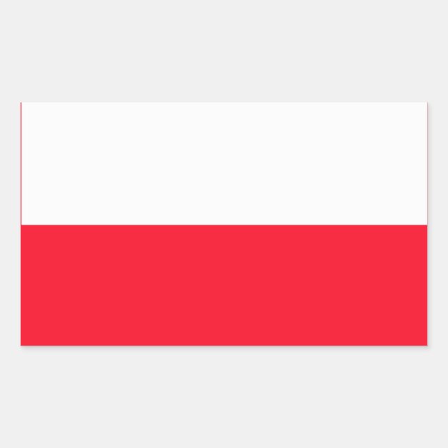 Polish Flag Stickers (Front)