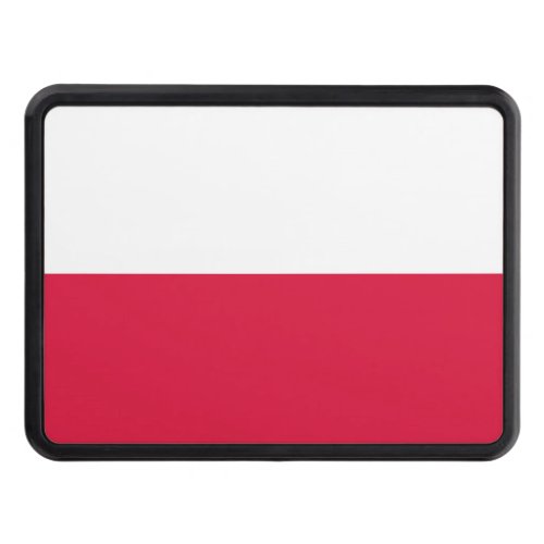 Polish Flag Trailer Hitch Cover