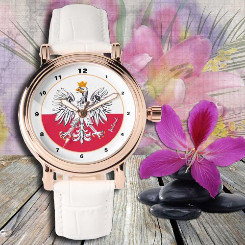 Polish Flag watch Eagle design Poland fashion Watch