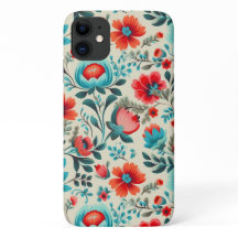 Polish Folklore Floral iPhone 11 Case