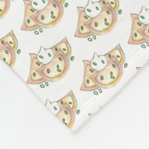 Polish Food Pierogi Dumplings Slovakian Pierogies Fleece Blanket