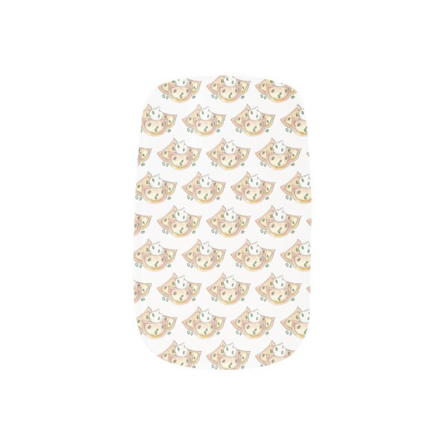 Polish Food Pierogi Dumplings Slovakian Pierogies Minx Nail Wraps (Left Thumb)