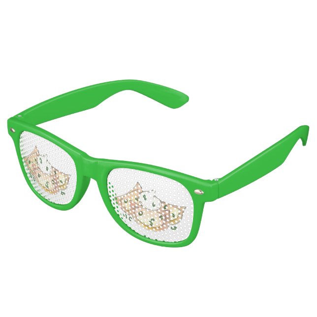 Polish Food Pierogi Dumplings Slovakian Pierogies Retro Sunglasses (Angled)