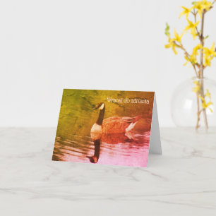 Polish Get Well Wildlife Art Customizable Card