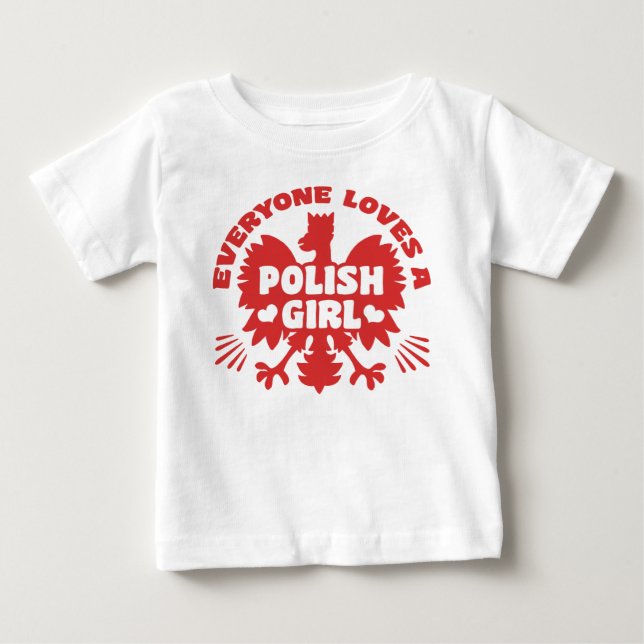 Polish Girl Baby T-Shirt (Front)