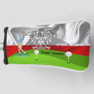 Polish golfer golf head cover