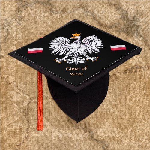 Polish Graduate  Poland students  University Graduation Cap Topper