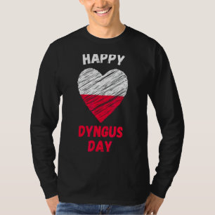 Polish Heart Happy Dyngus Day Polska Poland 2022 T-Shirt
