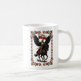 Polish Hussar Folk Frame Art Coffee Mug
