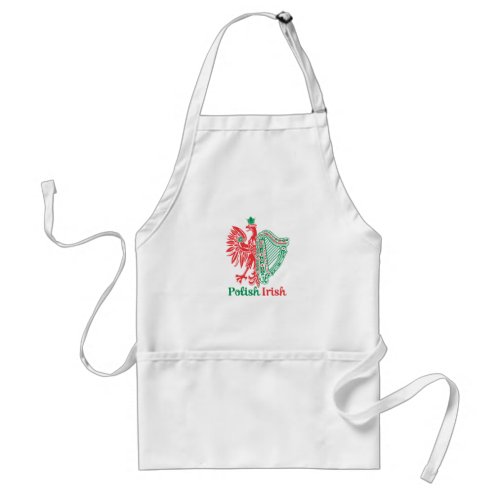 Polish Irish Adult Apron