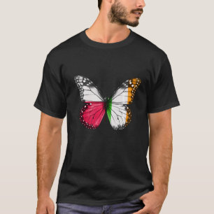 Polish Irish Flag Butterfly T-Shirt