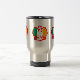 POLISH/IRISH FLAG TRAVEL MUG