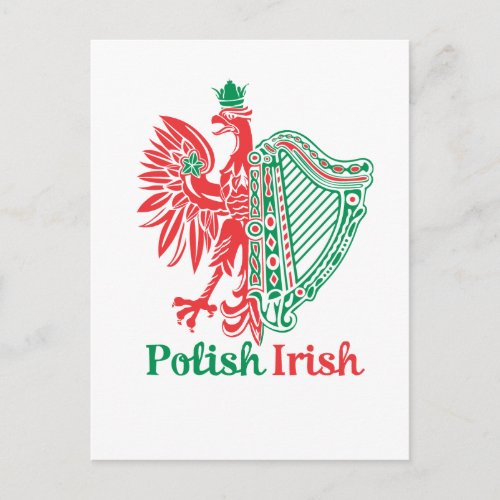 Polish Irish Postcard