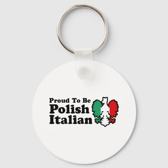 Polish Italian Keychain (Front)