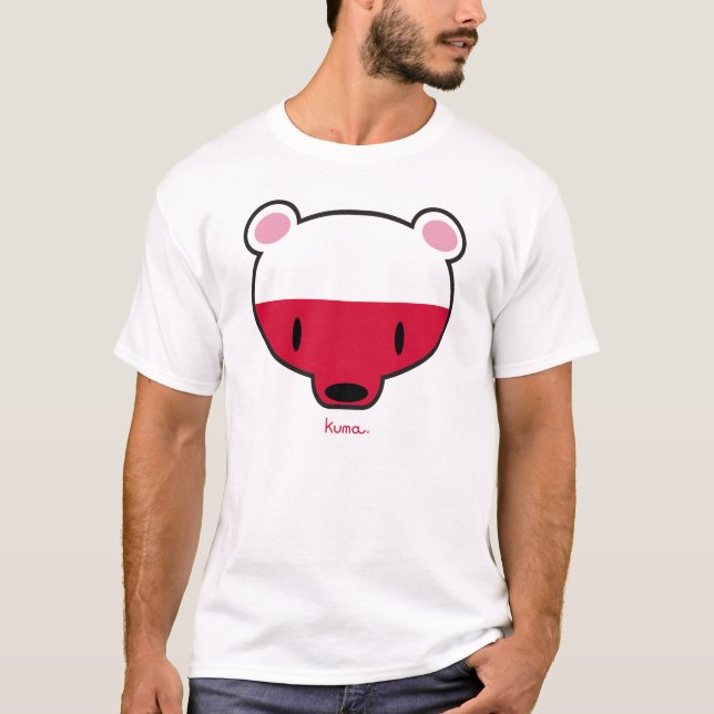 Polish kuma-chan T-Shirt (Front)