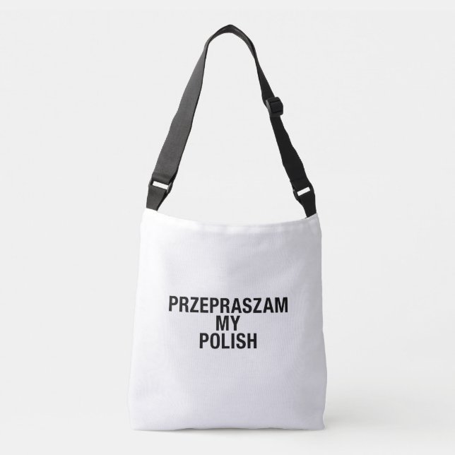 Polish Language Poland Polska Crossbody Bag (Front)