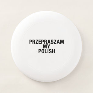Polish Language Poland Polska Wham-O Frisbee