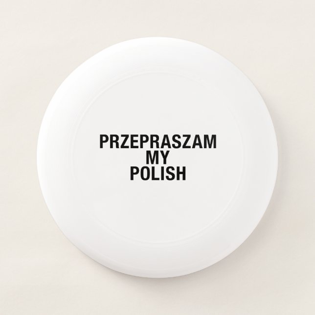 Polish Language Poland Polska Wham-O Frisbee (Front)