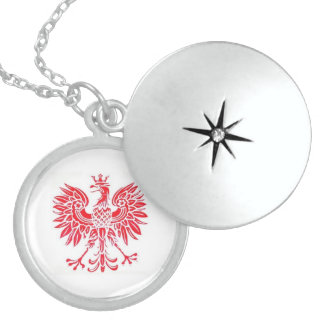 polish locket necklace
