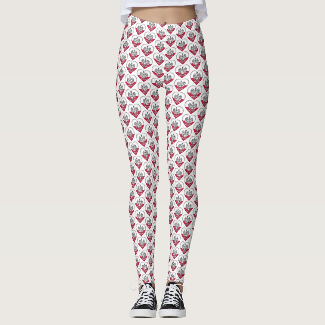 Polish Love Leggings | Zazzle