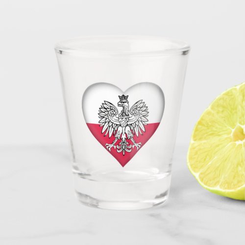 Polish Love Shot Glass