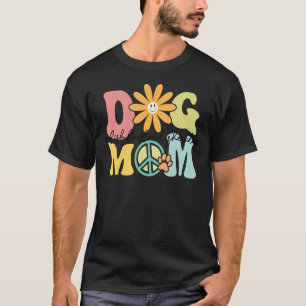 Polish Lowland Sheepdog Groovy Dog Mom Women Pet T-Shirt
