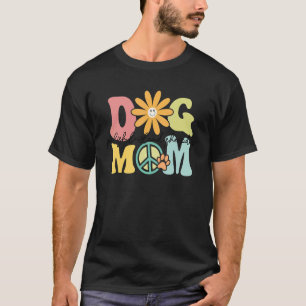 Polish Lowland Sheepdog Groovy Dog Mom Women Pet T-Shirt